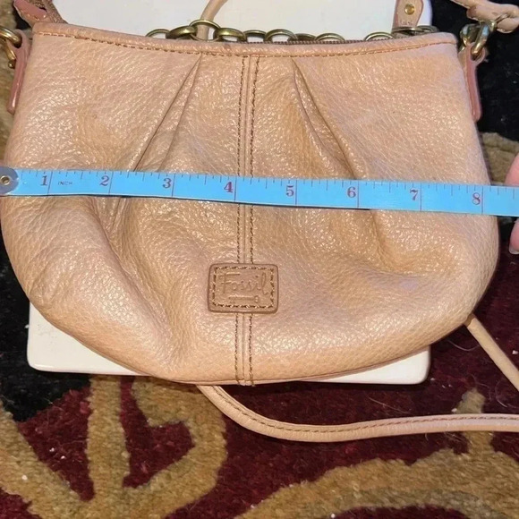 FOSSIL Women’s MINI BAG CROSSBODY PURSE IN NATURAL LEATHER COLOR Hand Bag - Picture 16 of 16